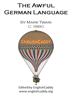 The Awful German Language